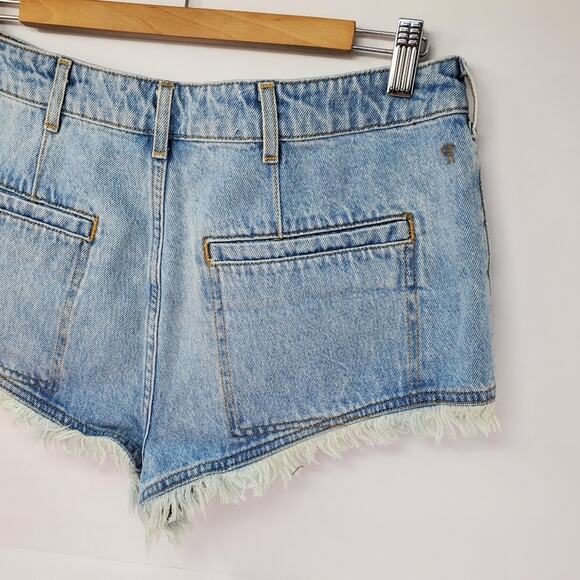 Anthropologie Pilcro pitched micro denim shorts Multiple Sizes 29,30,31 NWT - Picture 5 of 12